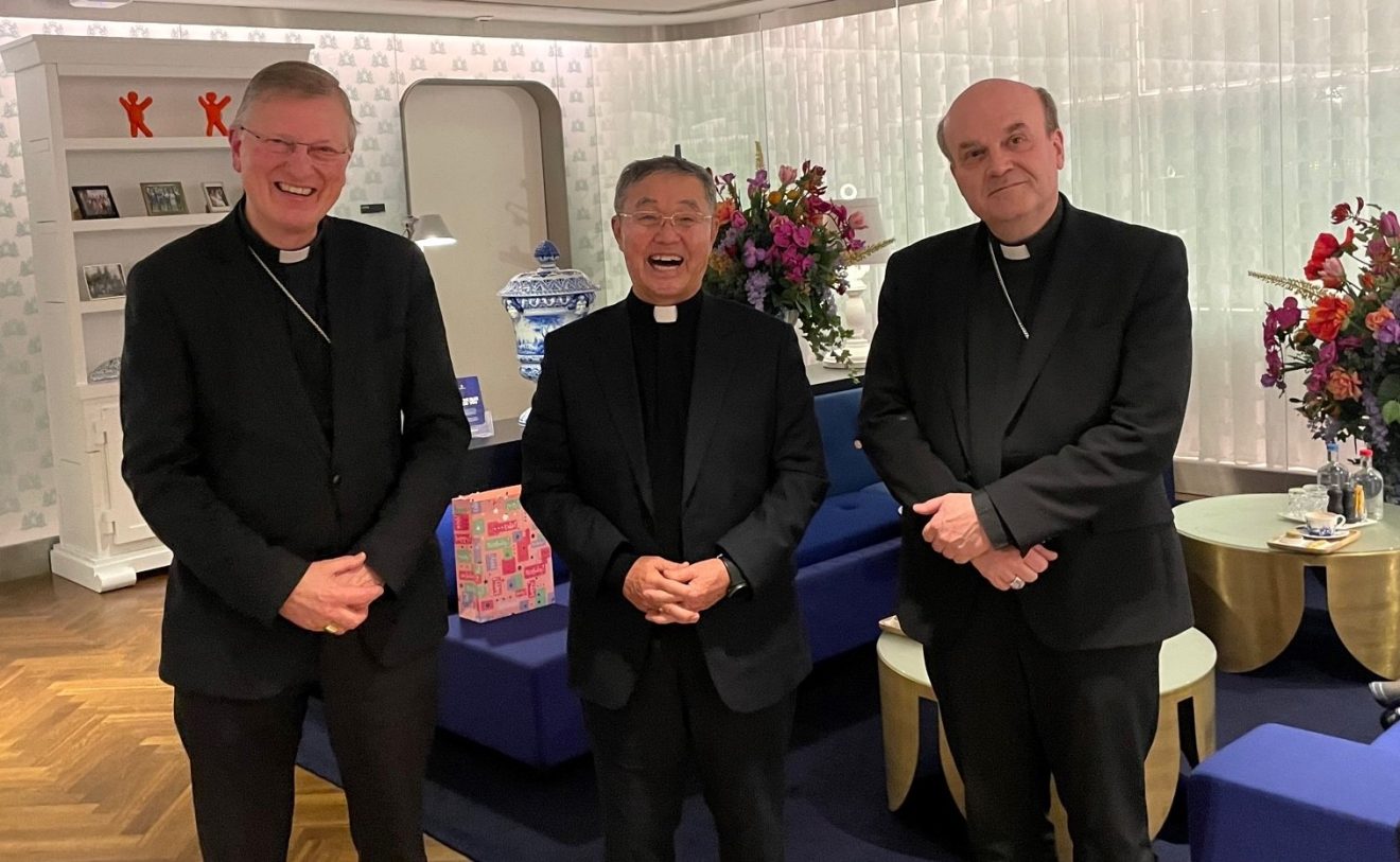 Nieuwe nuntius, mgr. Paul Tschang In-Nam, gearriveerd in Nederland