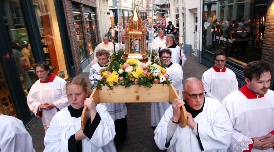 Fotoverslag rondgang reliek heilige Bernadette: Deventer
