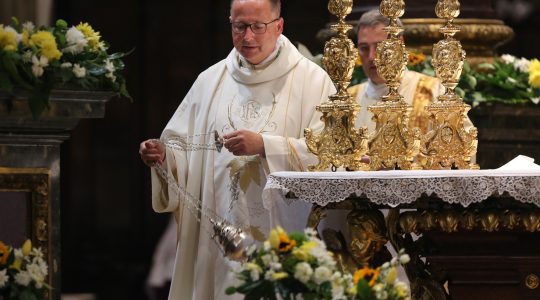 Fotoverslag Nationale Bedevaart Jubeljaar 2025: woensdag 30 april de mis bij het graf van paus Franciscus
