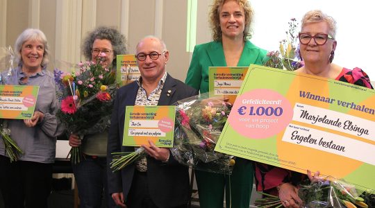 Marjolande Elsinga wint verhalenwedstrijd Beweging van Hoop: ‘Engelen bestaan’