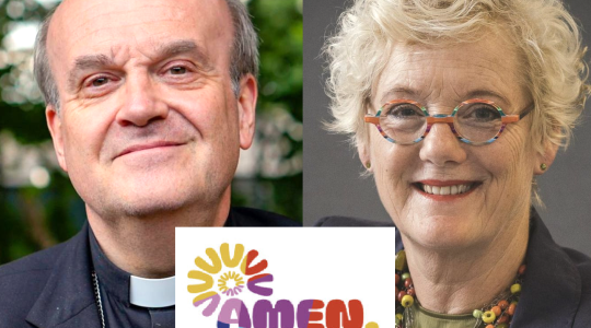Mgr. Van den Hende spreekt over vitaliteitstoets parochies op Vlaams-Nederlands kerkfestival Amen. En nu
