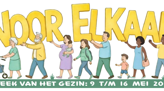 Mgr. Mutsaerts schrijft brief bij Week van het Gezin 2026, thema: ‘Voor elkaar’